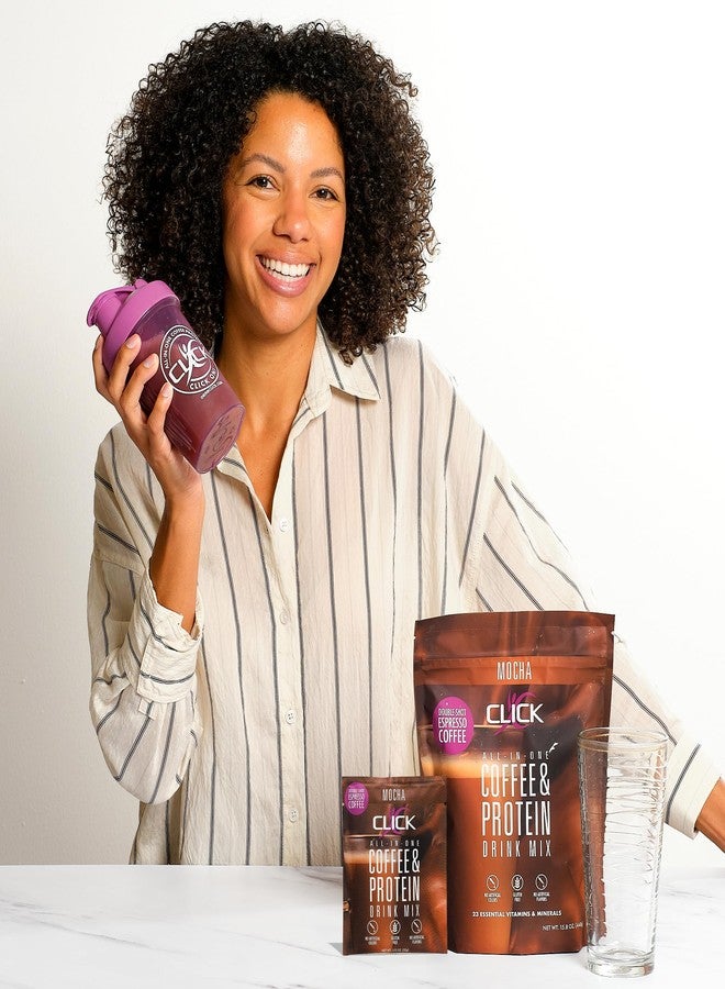 Click Coffee Protein, Protein & Real Coffee All-in-One, Meal Replacement Nutrition Drink, Mocha Flavor, 23 Essential Vitamins, Double Shot Espresso Coffee, Hot or Cold, 15.8-Ounce - Image 5